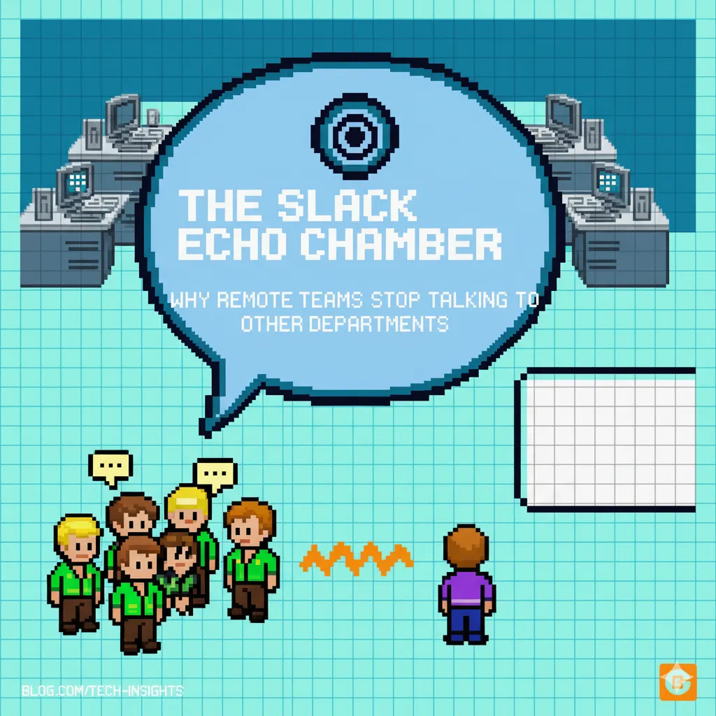 The Slack Echo Chamber: Why Remote Teams Stop Talking to Other Departments